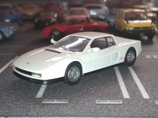 Ferrari Testarossa✰White [Kyosho] : ✨1/64 STYLE MY GARAGE