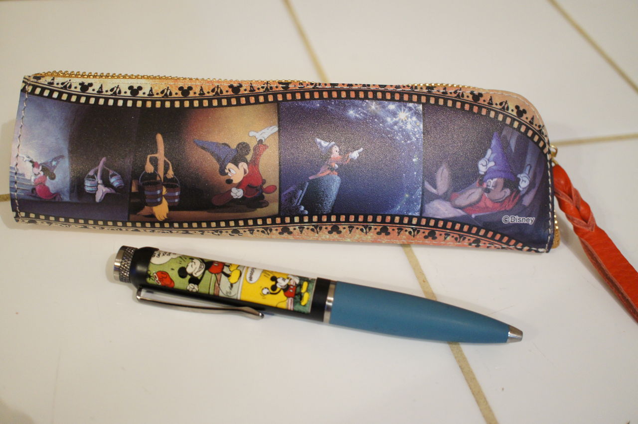 ソーサラーの大人可愛いペンケースが届きました スカイままの曇りのち晴れ時々disney Walking
