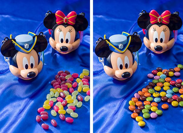 ミッキー ミニーのお顔スナックケース スカイままの曇りのち晴れ時々disney Walking