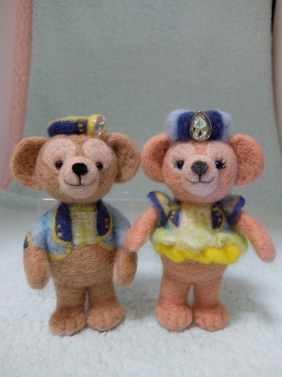 15周年コスチュームのダッフィーとシェリーメイちゃん作ったよ スカイままの曇りのち晴れ時々disney Walking 15周年コスチュームのダッフィーとシェリーメイちゃん作ったよ スカイままの曇りのち晴れ時々disney Walking
