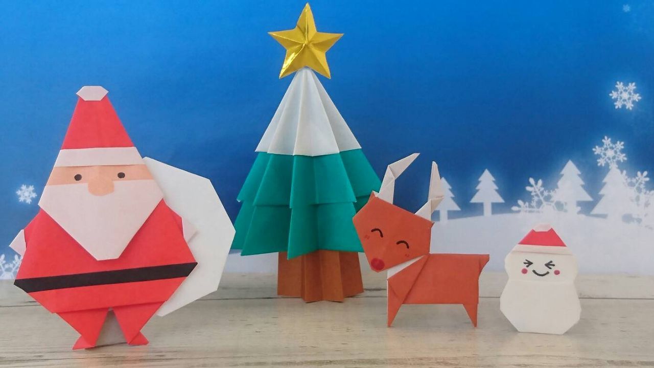 クリスマスツリーの折り紙 立てて飾れます Janeの折り紙パーク クリスマスツリーの折り紙 立てて飾れます Janeの折り紙パーク