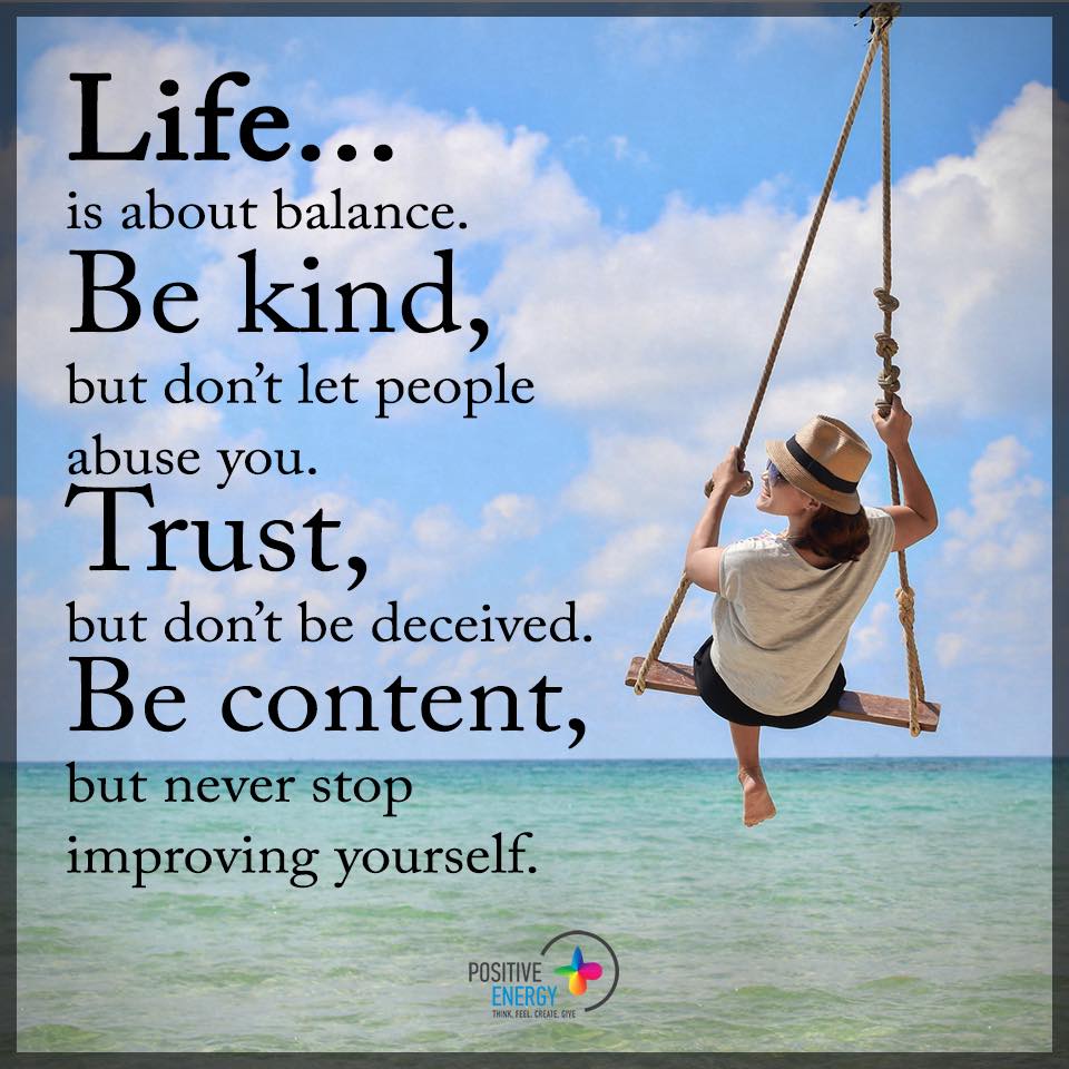 Life Is About Balance 人生はバランスが大切 名言 スラング英語 Com