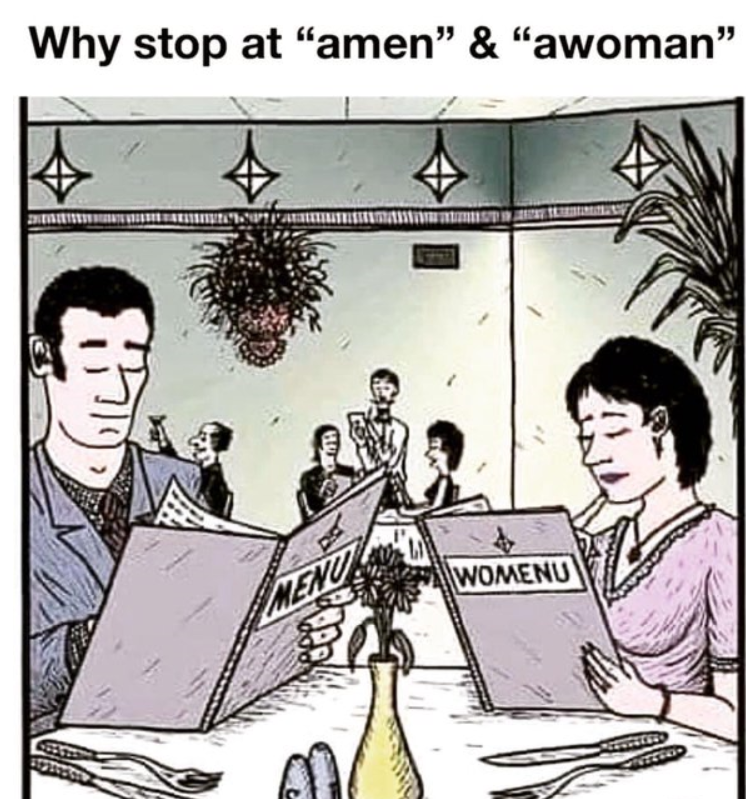 海外の反応 Amenがawoman Awomen に アーメン アウーメンの意味は 性差別論争沸騰中 スラング英語 Com 海外の反応 Amenがawoman Awomen に アーメン アウーメンの意味は 性差別論争沸騰中 スラング英語 Com