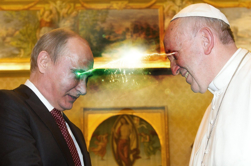 閲覧注意 プーチン大統領とローマ教皇が会談した画像がやばいｗｗｗｗｗｗｗｗｗｗｗｗ もくかつブログ