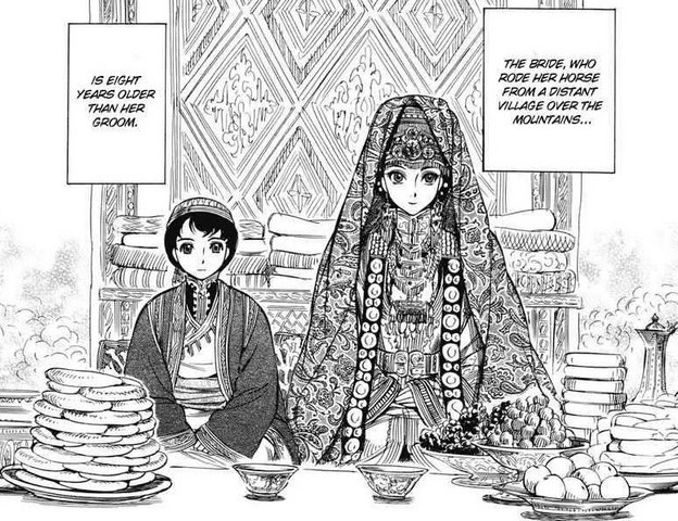 花嫁は歳 花婿は12歳 森薫 乙嫁語り 1巻 海外のレビュー すらるど 海外の反応 花嫁は歳 花婿は12歳 森薫 乙嫁語り 1巻 海外のレビュー すらるど 海外の反応