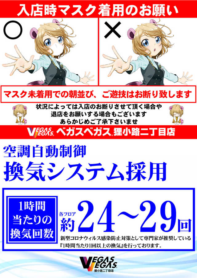 6 25 ベガスベガス狸小路2丁目店 5のつく日 集計結果 札幌 道央スロットアナライズ