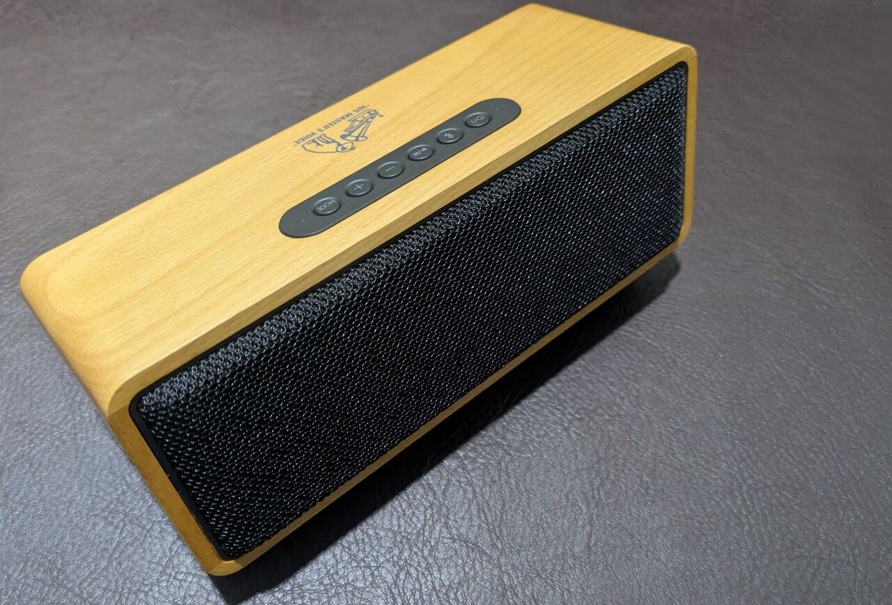 Victor ポータブルスピーカー SP-WSO2BT ウッドデザインがインテリアに馴染む！ビクター Bluetooth