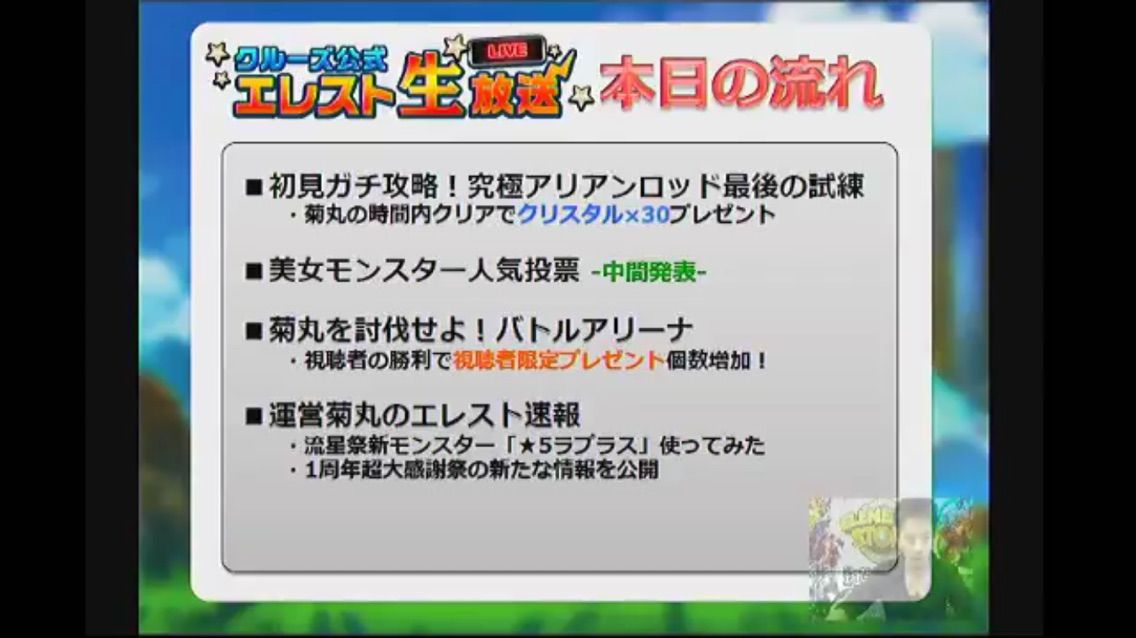 エレスト 第6回公式生放送 あいことば まぁぼのエレスト研究所