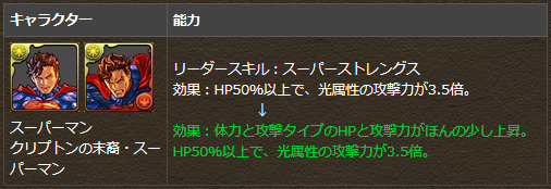 Dcコラボ復活 パワーアップ 現状でスーパーマンたちは まぁぼのパズドラ研究所 Dcコラボ復活 パワーアップ 現状でスーパーマンたちは まぁぼのパズドラ研究所