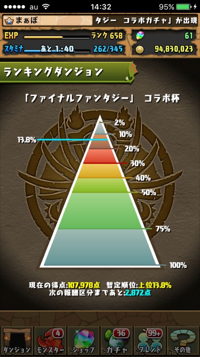 Ffコラボランキングダンジョンに挑戦 かなりシビア まぁぼのパズドラ研究所 Ffコラボランキングダンジョンに挑戦 かなりシビア まぁぼのパズドラ研究所