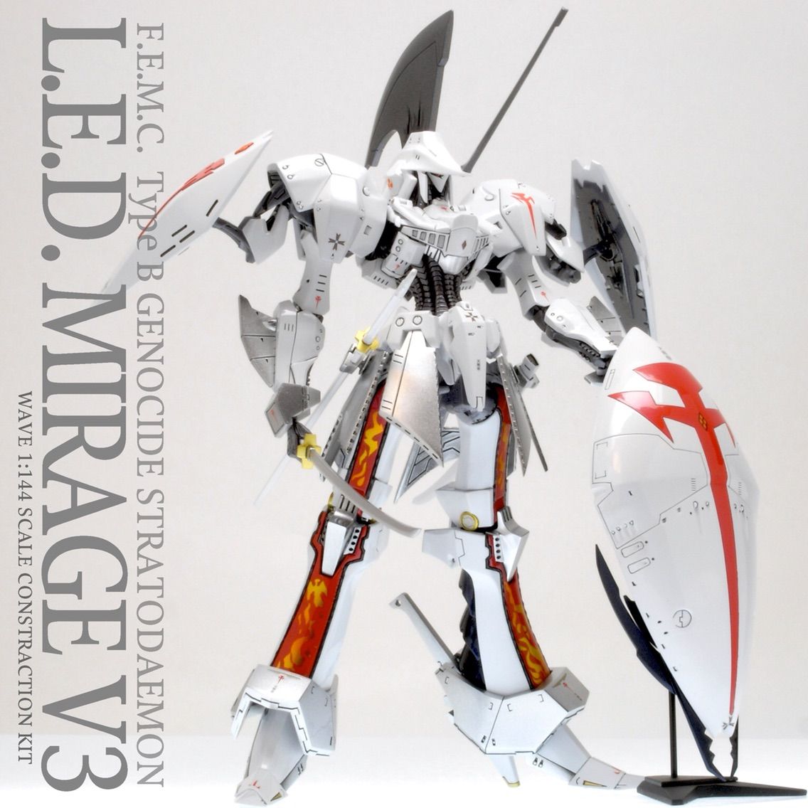 wave 1/144 L.E.D Mirage ⑬ 幻影騎士団の白い悪魔 : It's a Small World