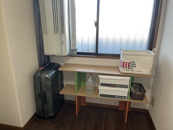 2次避難_スーツケースの収納場所