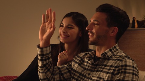 Xperia Touch_リモコンジェスチャーイメージ