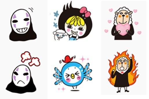 Line トークで使えるlineスタンプに カオナシ 千と千尋の神隠し アイシティのお友達 あんしんセエメエ 3種類を無料で追加 S Max