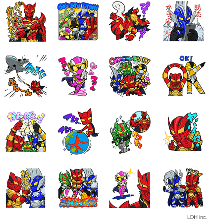 Lineスタンプに無料ダウンロードできるexile Tribe ジェネシス 第2弾や ざっくぅ 第3弾 ドコモダケ Djダケ の3種類を追加 S Max