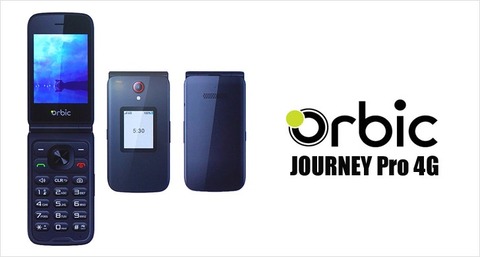KaiOS搭載の4G対応折りたたみ型フィーチャーフォン「Orbic