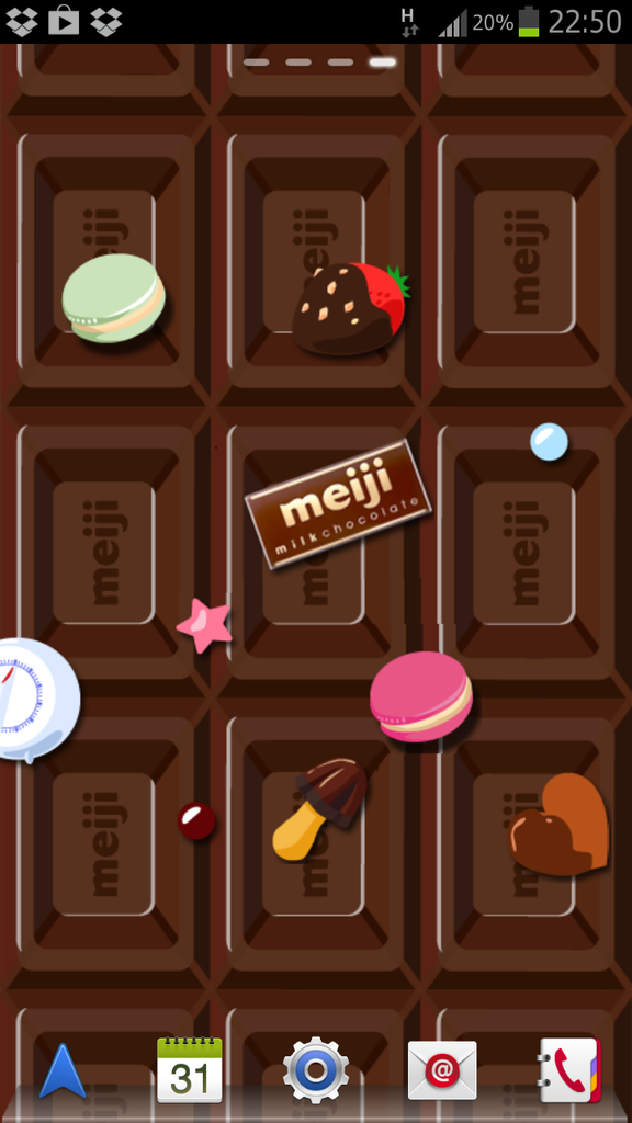 今日のおやつはチョコにしよう 思わず食べたくなるような甘 いスマホはいかが ミルクチョコレート ライブ壁紙 Androidアプリ S Max