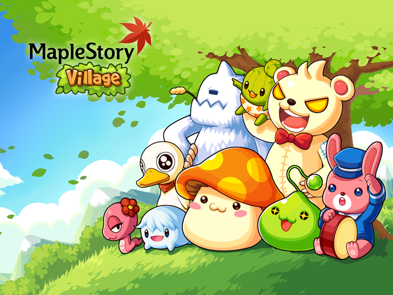 人気オンラインゲーム メイプルストーリー のキャラクターが登場 モンスター育成シミュレーションゲーム Line Maplestory Village Androidアプリ Iphoneアプリ S Max