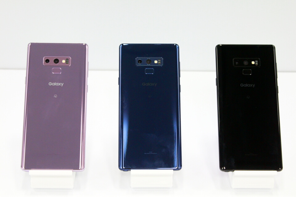 au向けスマホ「Galaxy Note9 SCV40」や「Galaxy S9 SCV38」、「Galaxy S9+ SCV39」に