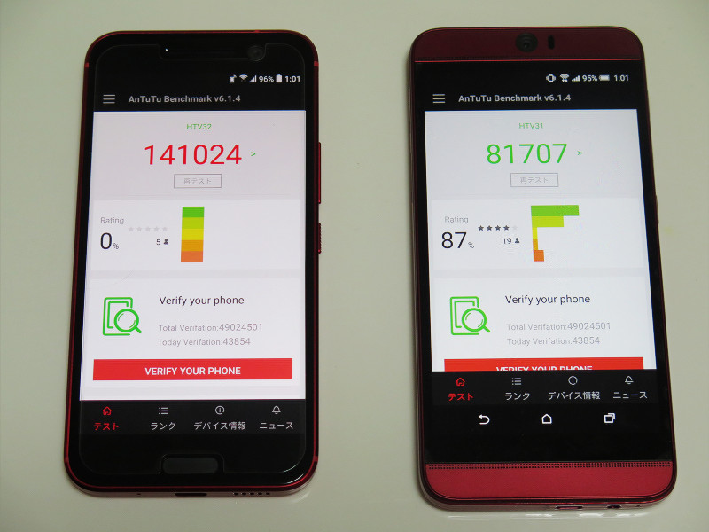au向け最新スマホ htc 10 htv32 の性能をベ