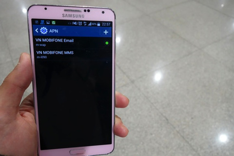 自動設定されたAPN