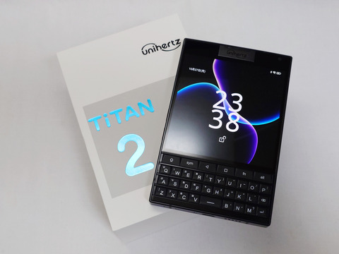 Unihertz Titan2 物理キーボード スマホ SIMフリー 待望の新モデル！5Gにも対応したQWERTY配列の物理キーボード搭載スマホ