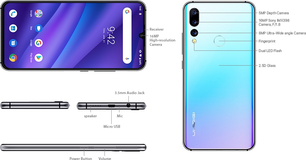 ついに総務省が公開 Simフリースマホ Umidigi A5 Pro や Umidigi A5 Umidigi Z5 Pro Umidigi Z5 Umidigi X などが技適通過 S Max