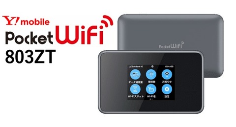 下り最大988Mbpsに対応したワイモバイル向けモバイルWi-FI