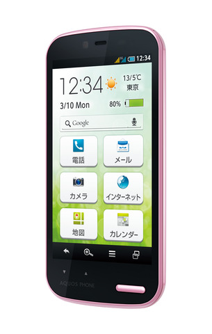 ウィルコム Lineも使えるかんたんスマホ Aquos Phone Ef Wx05sh を発表 3月上旬発売予定 S Max
