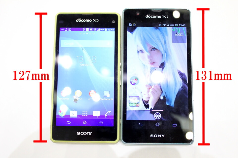 Nttドコモの冬モデル Xperia Z1 F So 02f はどれくらい小さい Xperia A So 04e をベースにしたミクスマホ Xperia Feat Hatsune Miku So 04e とサイズや機能を比較をしてみた レポート S Max Nttドコモの冬モデル Xperia Z1 F So 02f はどれくらい小さい Xperia A So 04e をベースにしたミクスマホ Xperia Feat Hatsune Miku So 04e とサイズや機能を比較をしてみた レポート S Max