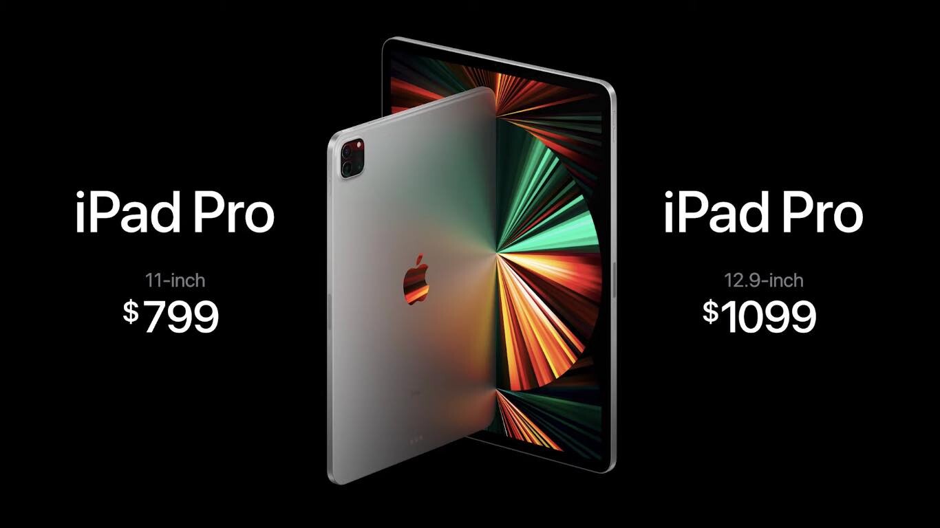 AppleがM1搭載の新iPad Proを発表！12.9インチ（第5世代）と11インチ（第3世代）が5月後半発売、4月30日予約開始。価格は9