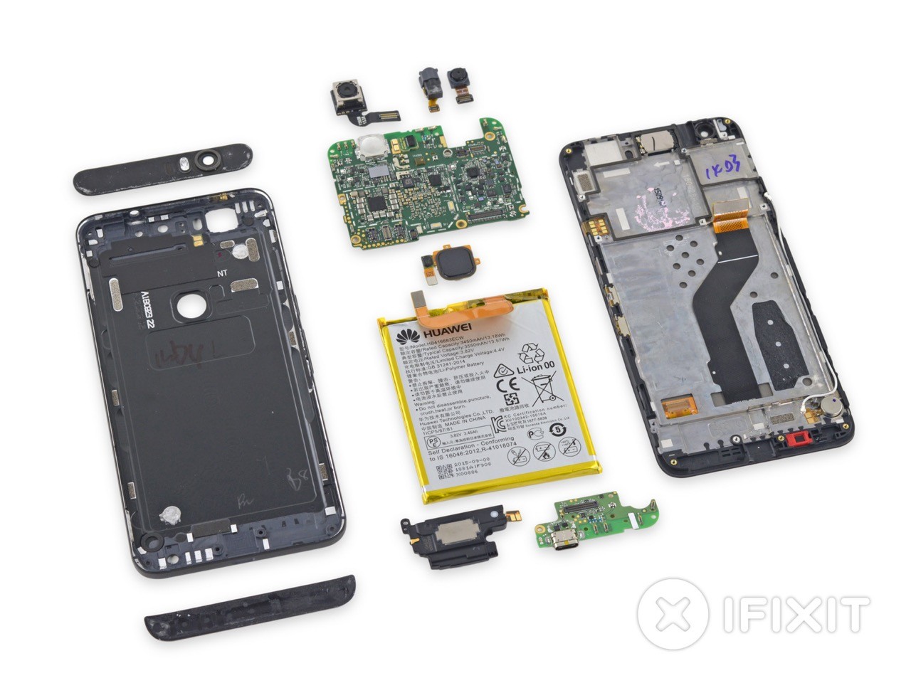 Googleブランドの新しいリファレンススマホ Nexus 6p がifixitによって分解 リアカメラモジュールはソニー製 Imx377 を採用 分解困難で修理しにくい S Max