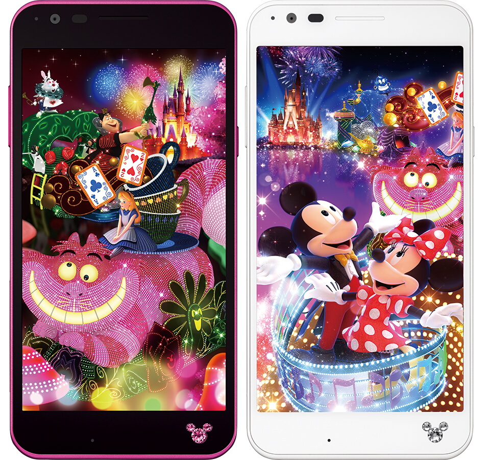 Nttドコモ 5 2インチスマホ Disney Mobile On Docomo Dm 02h を発表 スワロフスキー クリスタルやミッキーやミニーのラインアート 光るハートが現れるディズニーパレードが輝く S Max