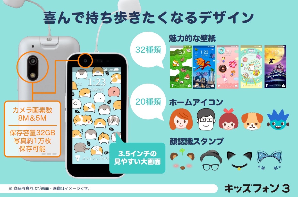 ソフトバンク、SoftBank向けケータイ「キッズフォン3」を発表!1月27日