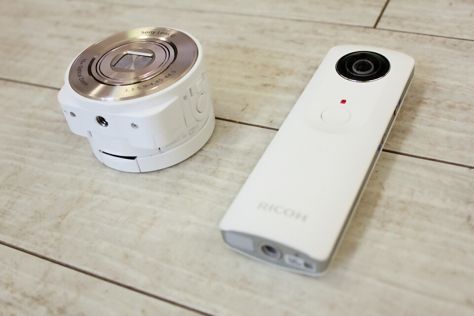 スマホ連携もできる！360度をサクッと撮影できる衝撃的なカメラ「RICOH THETA（リコー・シータ）」を開封【レビュー】 - S-MAX