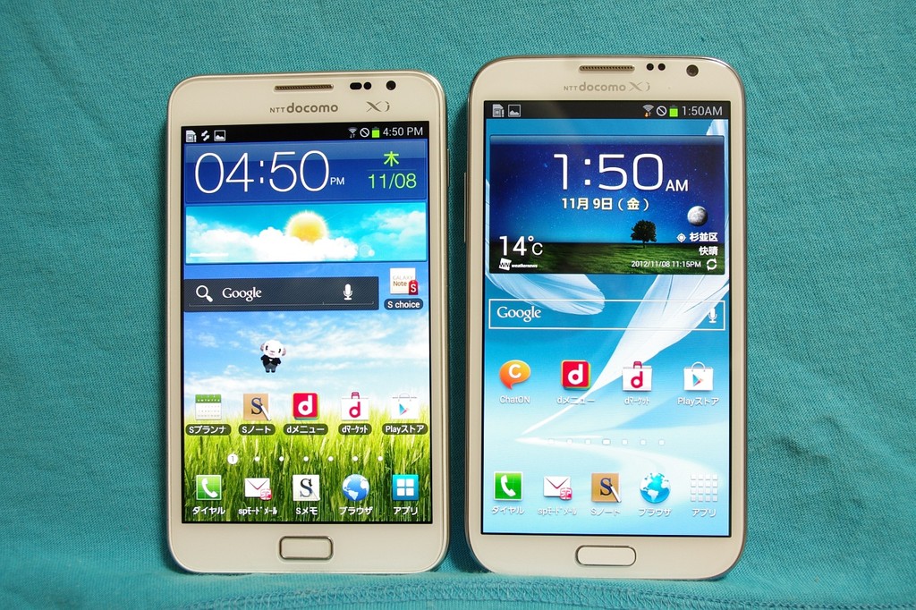 どこが進化した Galaxy Note Ii Sc 02eを初代galaxy Note Sc 05dと徹底比較 ハードウェア編 レビュー S Max