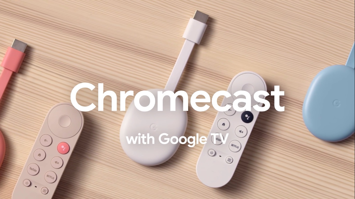グーグル ストリーミングデバイス Chromecast With Google Tv を11月25日に発売 予約開始し 価格は7600円 Netflixの6ヶ月分セットも S Max