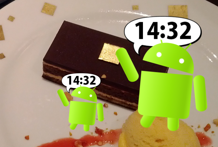ドロイド君が喋って時間をお知らせしてくれるウィジェット ドロイド君時計 Androidアプリ S Max
