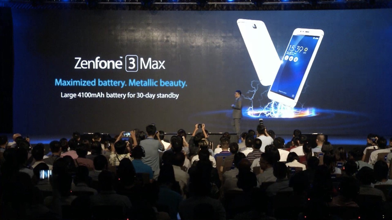 Asusが大容量バッテリーを搭載した Zenfone 3 Max と第2世代レーザーafに対応した Zenfone 3 Laser のスマホ 2機種を発表 ベトナムの発表会 Zenvolution にて S Max