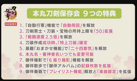 審神者の日配信11