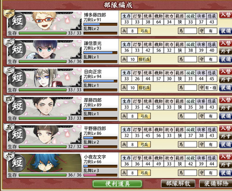 昼夜2編成例