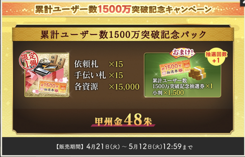 刀剣乱舞2026年ゴールデンウィーク6