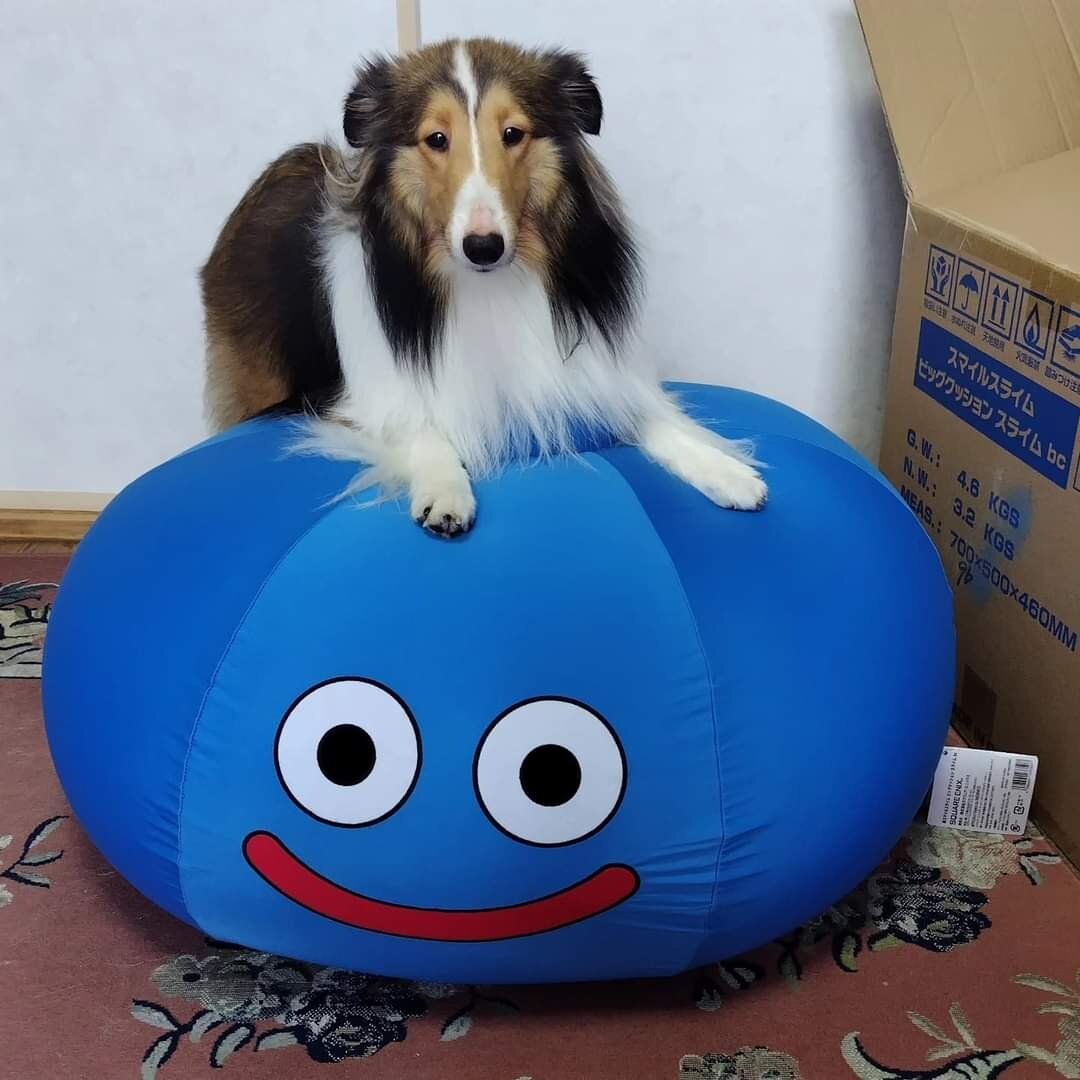 DQ DQスマイル スライム ぬいぐるみ L マスコット クッション