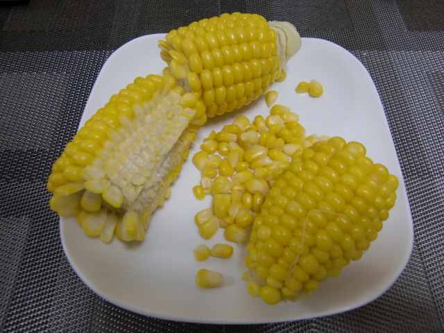 とうもろこしの食べ方 Bon Appetit ボナペティ な気分で