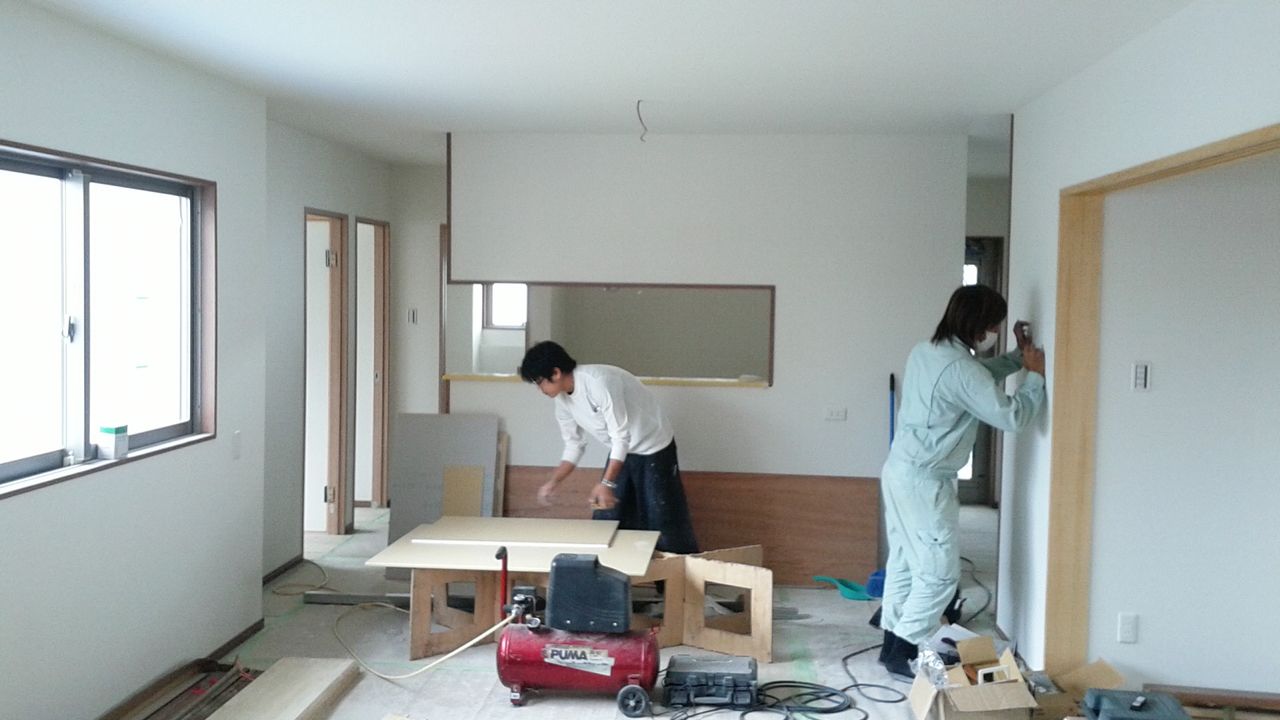 スマイルホーム沖縄 内部大工工事 スマイルホーム沖縄