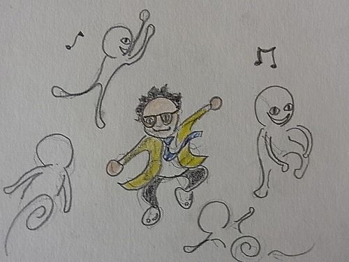 踊る人