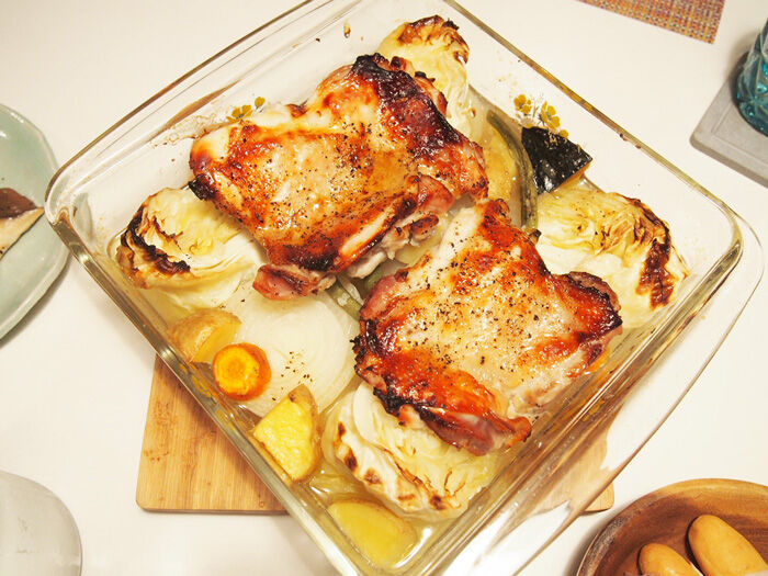 お肉ふわふわ 絶品 塩麹ローストチキン Weekend Chef