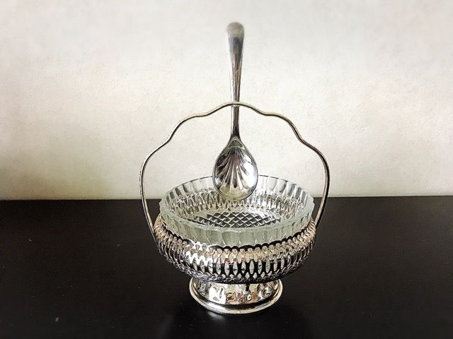 高級品はシルバーで！ジャムディッシュとバターディッシュ