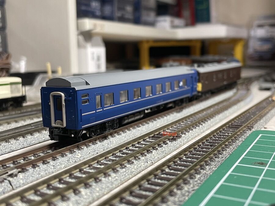 鉄道部品　オハネ25  234 JC6387 密自連TNカプラー（SP・黒）（オハネフ25形車掌室側） - N