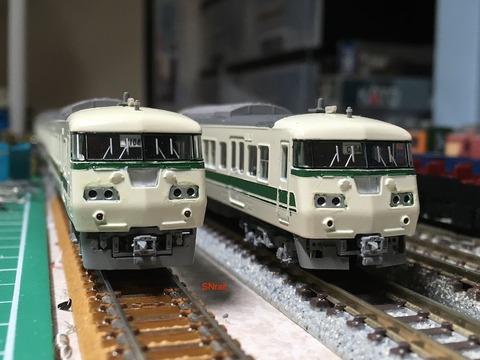 117系 和歌山色 マイクロエース製 加工品 MicroAce_117系和歌山色4両セット入線整備（1） - 森の小径